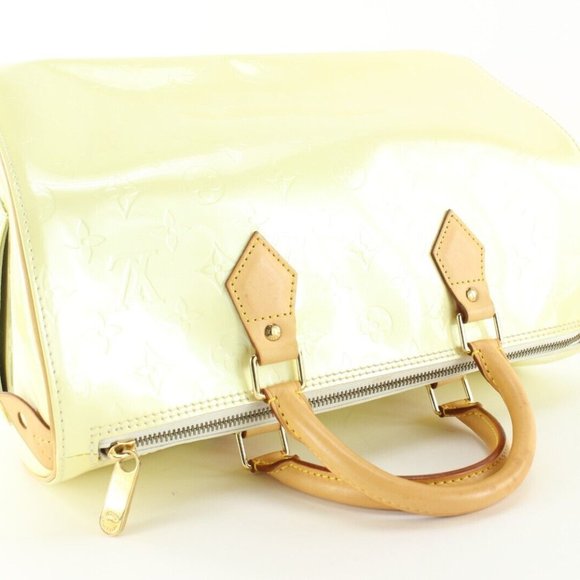 Louis Vuitton Extremely Rare Perle Vernis Speedy 35 3LVJ1108 - Picture 5 of 12